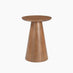 Etna Round Walnut Wood Side Table