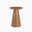 Etna Round Walnut Wood Side Table