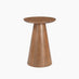 Etna Round Walnut Wood Side Table