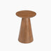 Etna Round Walnut Wood Side Table