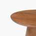 Etna Round Walnut Wood Side Table