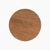 Etna Round Walnut Wood Side Table