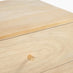 Everest 2 Drawer White Oak Wood Bedside Table