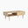 Everest Rectangle White Oak Wood Storage Coffee Table