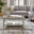 Eden Rectangular Whitewashed & Light Grey Coffee Table
