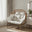 Beige Indoor / Outdoor Rattan Double Egg Chair Seat