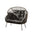 Grey Indoor / Outdoor Rattan Double Egg Chair Seat