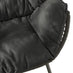 Grey Indoor / Outdoor Rattan Double Egg Chair Seat