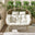 Beige Rattan & Cream Garden Double Egg Chair Seat