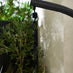 Beige Rattan & Cream Garden Hanging Egg Chair Seat