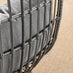 Grey Rattan Garden Egg Chair Seat