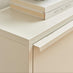 Eira Cream Metal Storage Shoe Cabinet