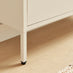 Eira Cream Metal Storage Shoe Cabinet
