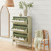 Eira Green Metal Storage Shoe Cabinet