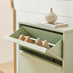 Eira Green Metal Storage Shoe Cabinet