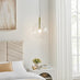 Emily Brass and Smoked Glass Pendant Ceiling Light