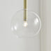 Emily Brass and Smoked Glass Pendant Ceiling Light