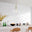 Emily Brass and Smoked Glass Pendant Ceiling Light
