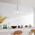 Emily Brass and Smoked Glass Pendant Ceiling Light