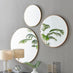Emma Gold Round Wall Mirror 80cm