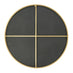 Emma White Large Round Wall Mirror 100cm