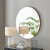 Emma Copper Large Round Wall Mirror 100cm
