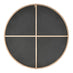 Emma Gold Round Wall Mirror 80cm