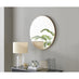 Emma Gold Round Wall Mirror 80cm