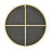 Emma Gold Small Round Wall Mirror 60cm