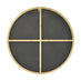 Emma Copper Large Round Wall Mirror 100cm