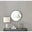 Emma Black Small Round Wall Mirror 60cm