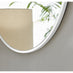 Emma White Small Round Wall Mirror 60cm