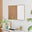 Emma Gold Rectangle Wall Mirror 100x66cm