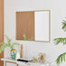 Emma Gold Rectangle Wall Mirror 100x66cm