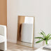 Emma Gold Rectangle Wall Mirror 100x66cm