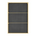 Emma Gold Rectangle Wall Mirror 100x66cm