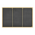 Emma Gold Rectangle Wall Mirror 100x66cm