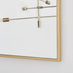 Emma Gold Rectangle Wall Mirror 120x80cm