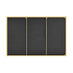 Emma Gold Rectangle Wall Mirror 120x80cm