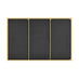Emma Gold Rectangle Wall Mirror 120x80cm