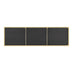 Emma Gold Large Full Length Rectangle Wall Mirror 170x50cm