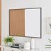Emma Black Rectangle Wall Mirror 120x80cm