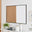 Emma Black Rectangle Wall Mirror 120x80cm