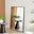 Emma Black Rectangle Wall Mirror 120x80cm