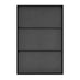 Emma Black Rectangle Wall Mirror 120x80cm