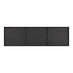 Emma Black Large Full Length Rectangle Wall Mirror 170x50cm