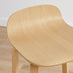 Emy Oak Veneer Wooden Bar Stool