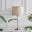 Esme Glass and Grey Table Lamp