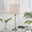 Esme Glass and White Table Lamp