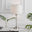 Esme Glass and White Table Lamp